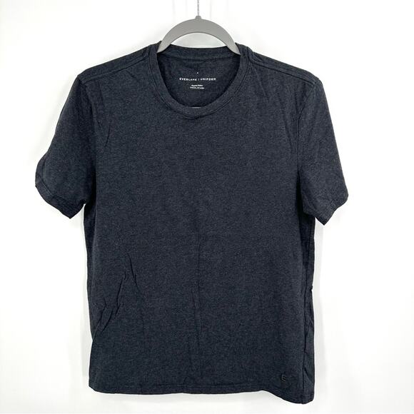 Everlane The Organic Cotton Crew Tee in charcoal gray Size S NWOT - Picture 1 of 5